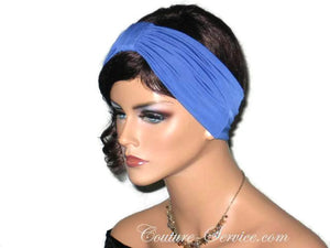 Handmade Blue Knot Headband Turban, Cobalt - Couture Service  - 4