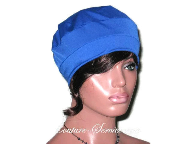 Handmade Blue Cap Turban, Royal - Couture Service  - 5