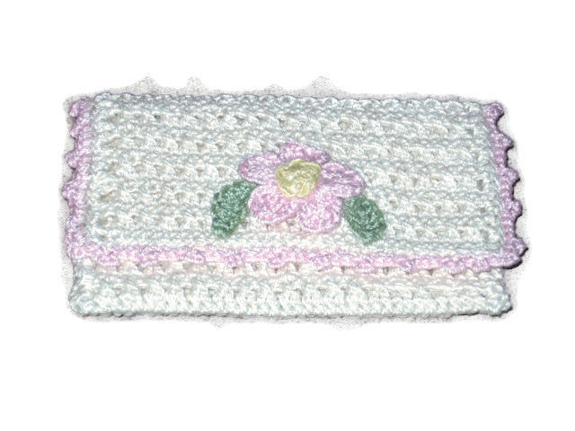 Handmade Crocheted Business Card Holder, Cream - Couture Service  - 1