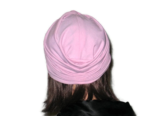Handmade Pink Twist Turban, Rose - Couture Service  - 3