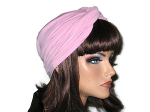 Handmade Pink Twist Turban, Rose - Couture Service  - 2