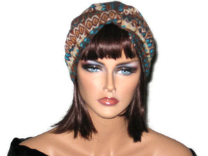 Handmade Brown Twist Turban, Abstract - Couture Service  - 1
