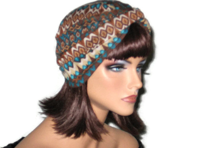 Handmade Brown Twist Turban, Abstract - Couture Service  - 3