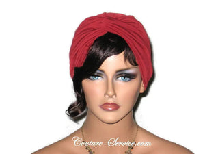 Handmade Rust Twist Turban - Couture Service  - 1