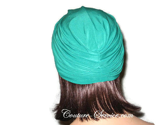 Handmade Green Twist Turban, Money - Couture Service  - 3