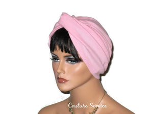 Handmade Pink Twist Turban, Cotton Gauze - Couture Service  - 1