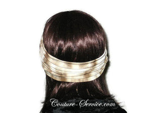 Handmade Tan Knot Headband Turban,Tie Dye - Couture Service  - 4
