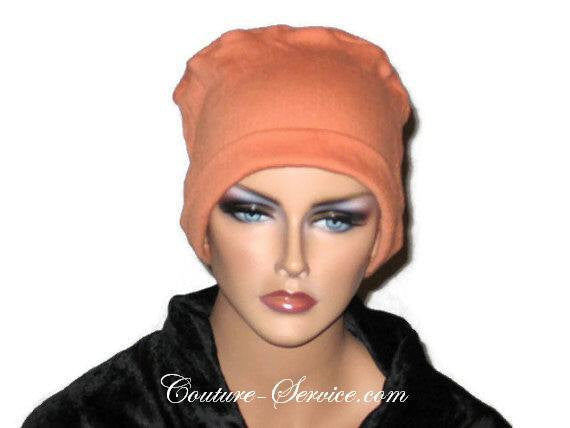 Handmade Orange Chemo Fashion Hat - Couture Service  - 2