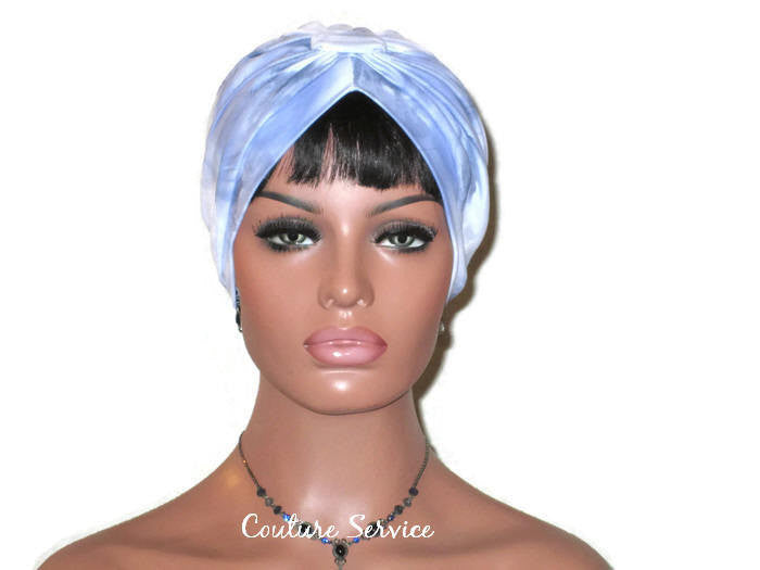 Handmade Blue Turban, Banded Single Knot, Tie Dye - Couture Service  - 1