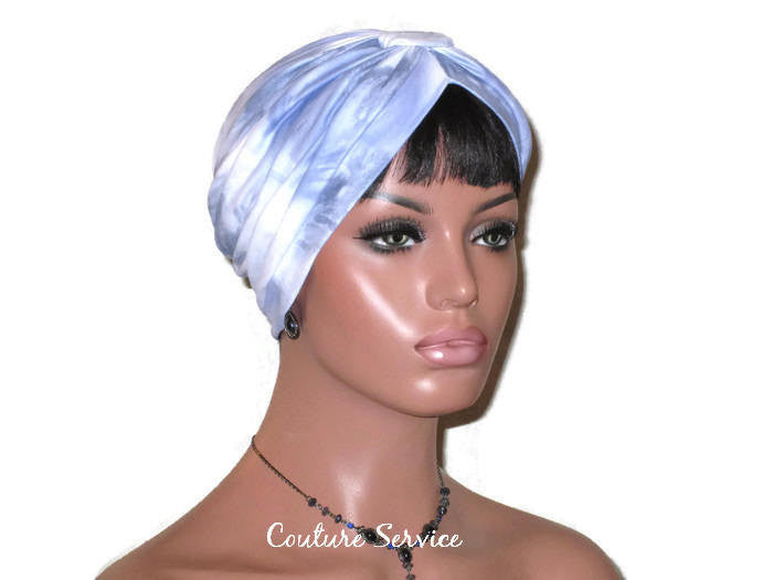 Handmade Blue Turban, Banded Single Knot, Tie Dye - Couture Service  - 4