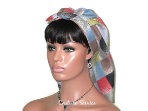 Handmade Lined Scarf Hat, Plaid - Couture Service  - 1