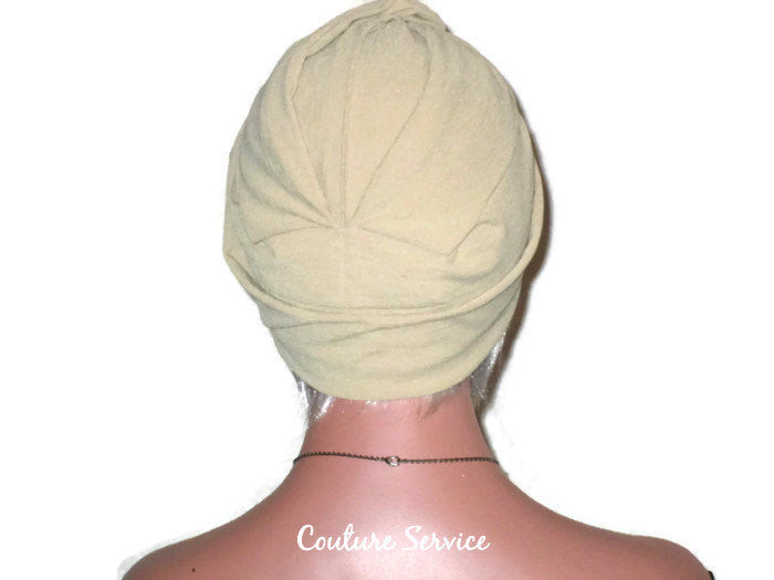 Handmade Sand Cuffed Twist Turban - Couture Service  - 3