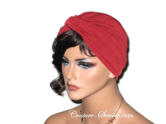 Handmade Rust Twist Turban - Couture Service  - 4