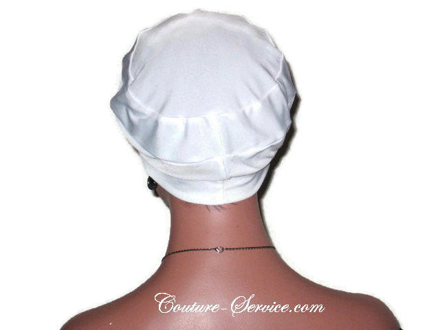 Handmade White Cap Turban - Couture Service  - 4