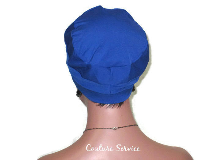 Handmade Blue Cap Turban, Royal - Couture Service  - 4