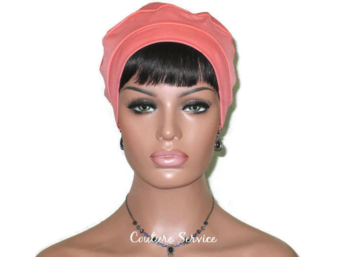 Handmade Coral Cap Turban - Couture Service  - 2
