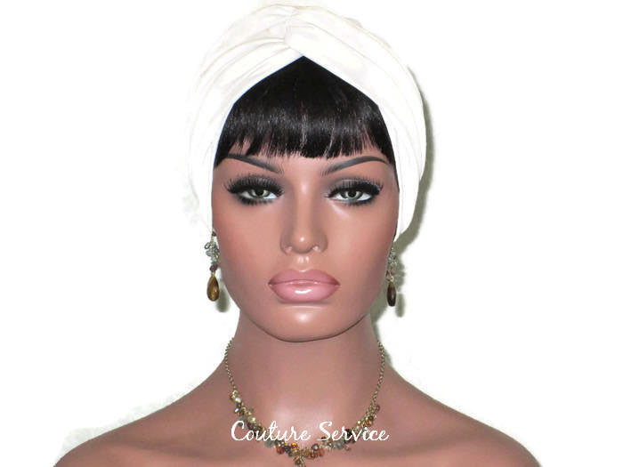 Handmade Leather Turban, Ivory – Couture Service
