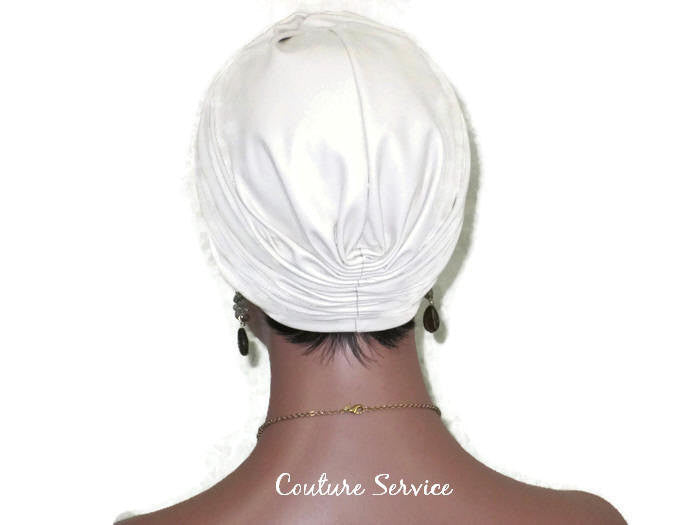 Handmade Leather Turban, Ivory - Couture Service  - 4