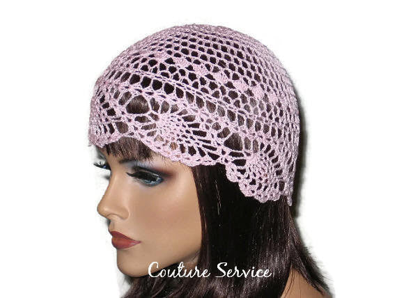 Handmade Pink Pineapple Lace Cloche - Couture Service  - 1