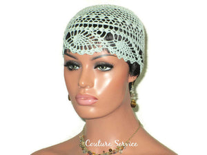 Handmade Green Mint Pineapple Lace Cloche - Couture Service  - 3