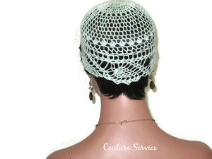 Handmade Green Mint Pineapple Lace Cloche - Couture Service  - 4