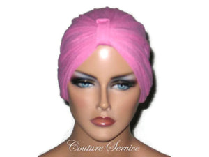 Handmade Pink Chemo Turban - Couture Service  - 1