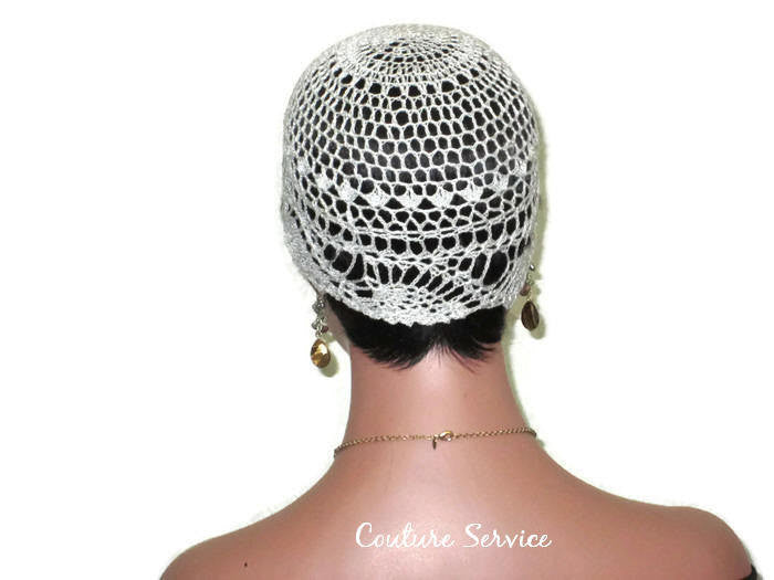 Handmade Grey Cloud Pineapple Lace Cloche - Couture Service  - 4
