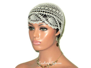 Handmade Grey Cloud Pineapple Lace Cloche - Couture Service  - 1