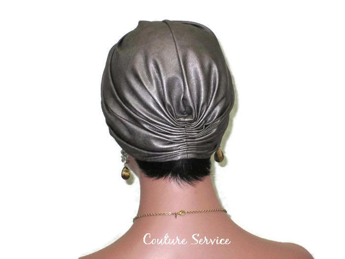 Handmade Leather Turban, Nickel - Couture Service  - 4